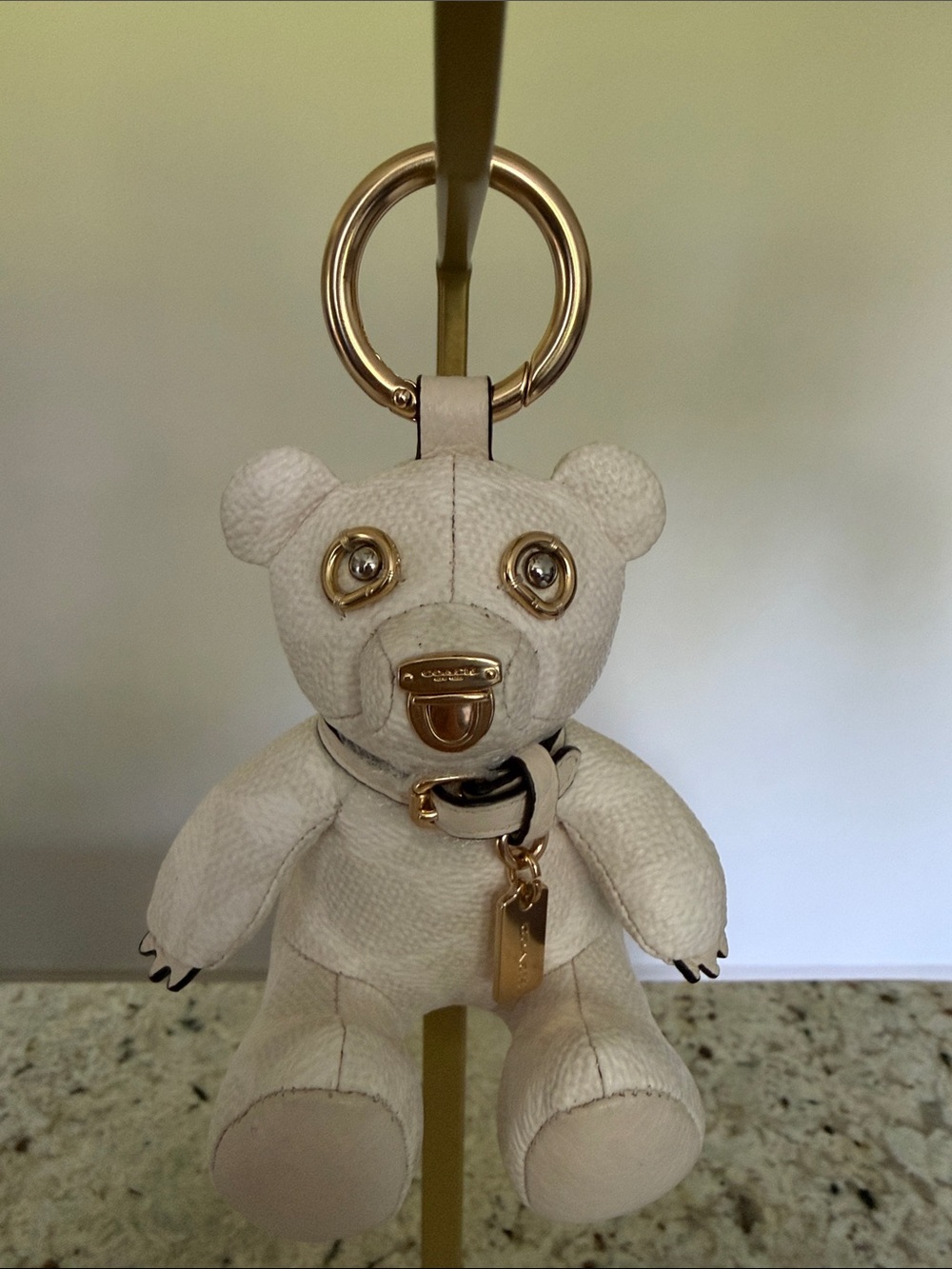 Coach collectible bear bag charm - Picture 2 of 7